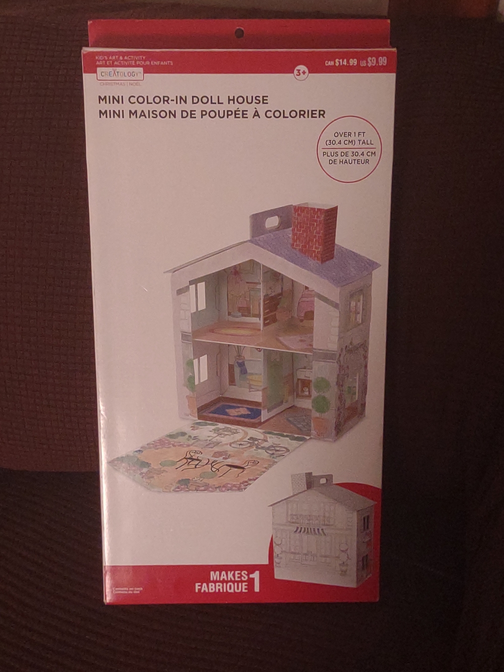 Mini Color-In Doll House